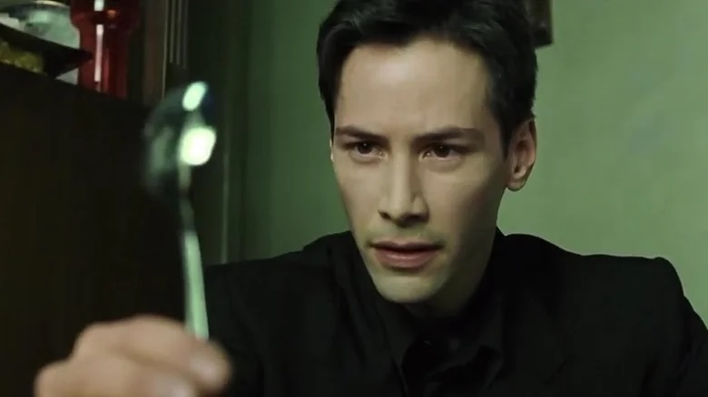 Matrix spoon-bending scene